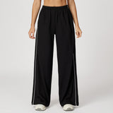 Track Sweatpants Loose High Waist Straight Casual Pants